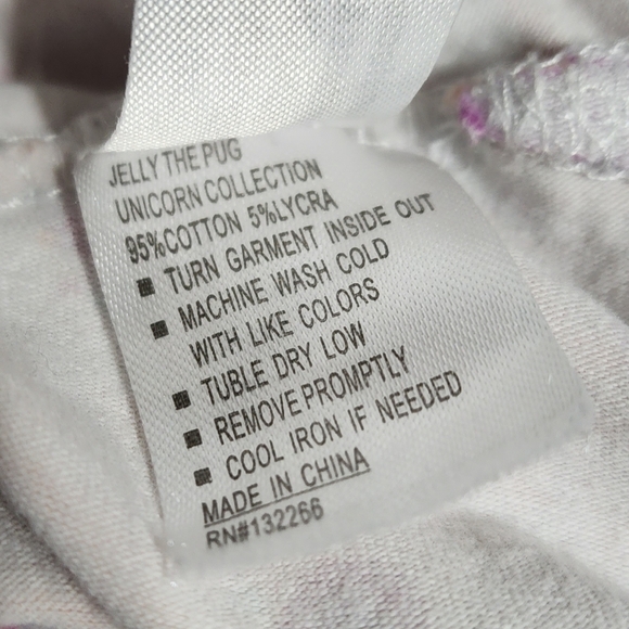 Jelly the pug pink unicorn ruffle dress - Picture 8 of 9